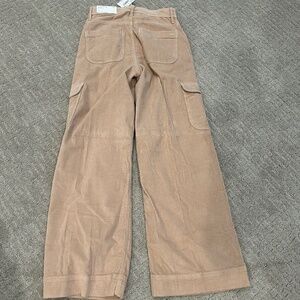 American Eagle Super High Rise Baggy Wide Leg Corduroy Jean/Pant